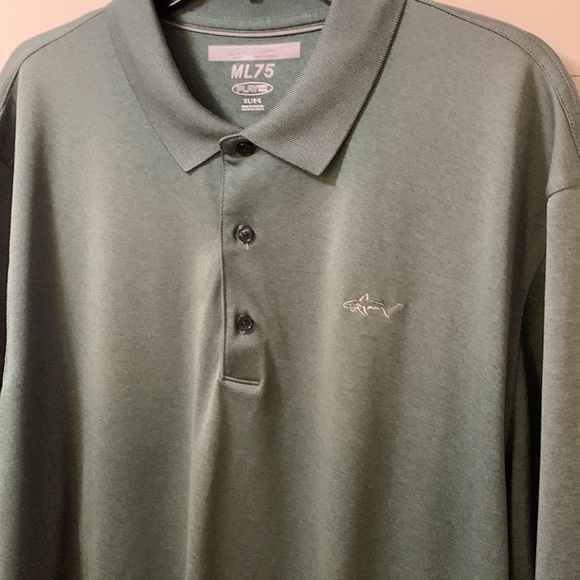 Men’s Greg Norman Polo ML75 PlayDry Green XL Shirt - Picture 1 of 6